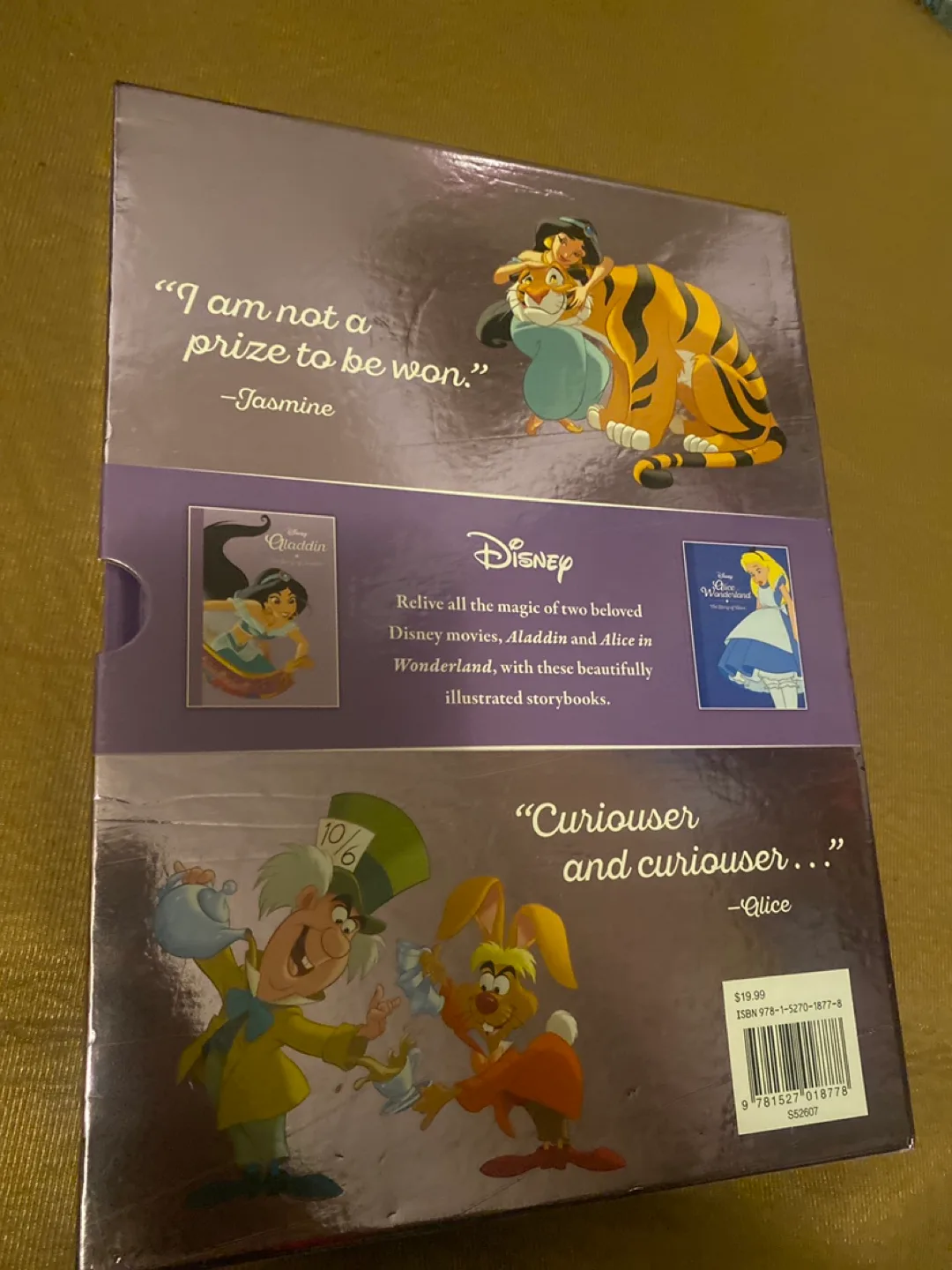 Disney Aladdin & Alice in Wonderland Storybook Collection image indicator(2)
