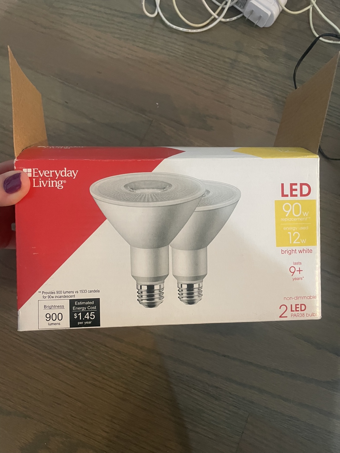 One light bulb