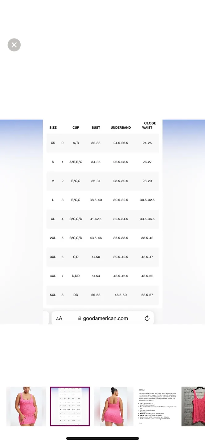 New Good American One-Piece Swimsuit Size 1 image indicator(4)