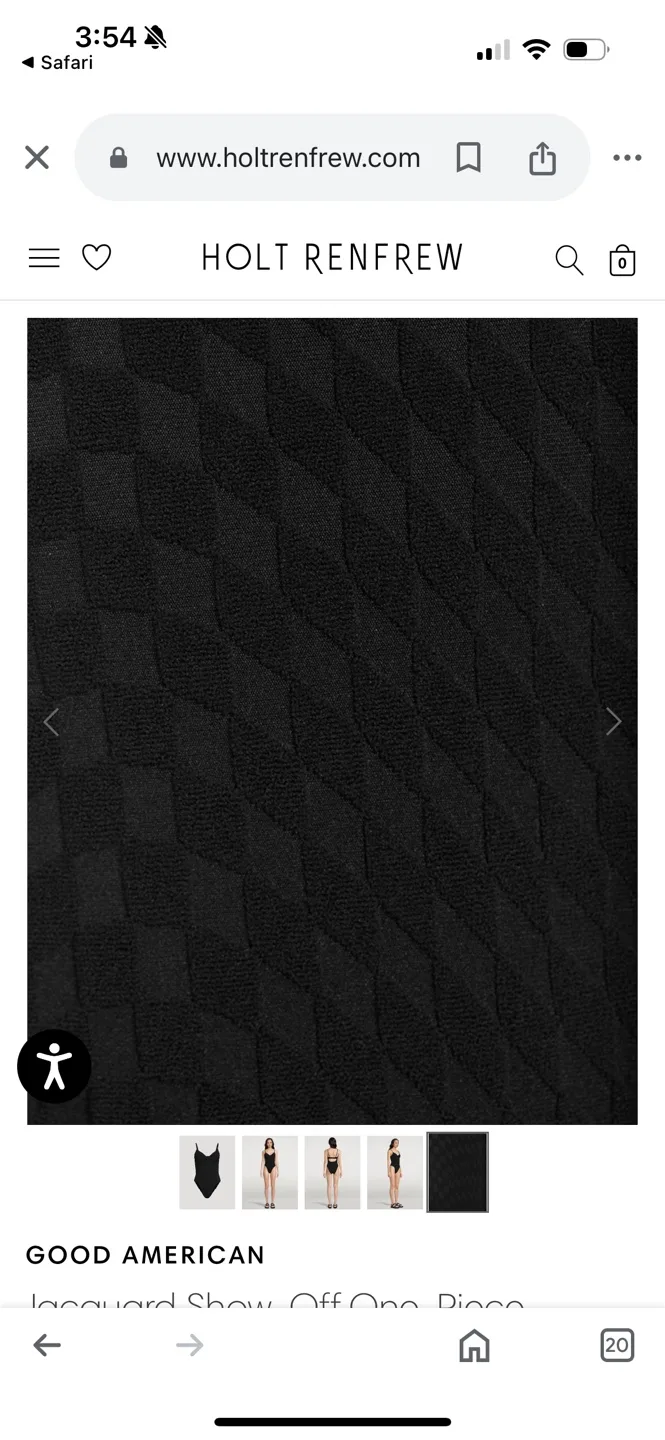 New Good American One-Piece Swimsuit Size 1 image indicator(3)