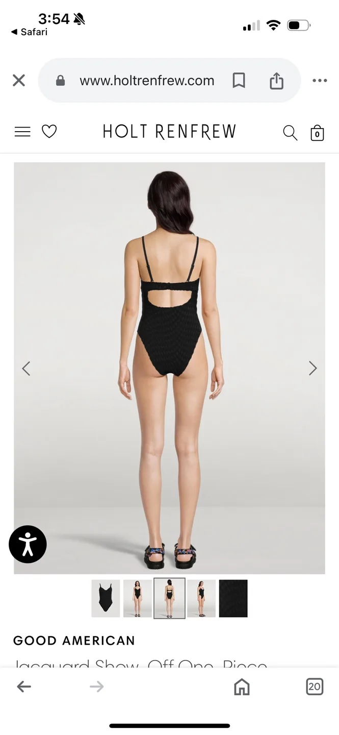 New Good American One-Piece Swimsuit Size 1 image indicator(2)