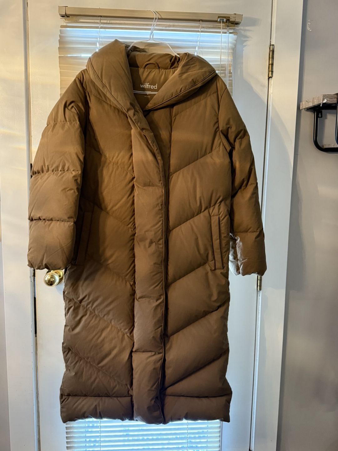 Wilfred Duvet Puffer Coat - Size M