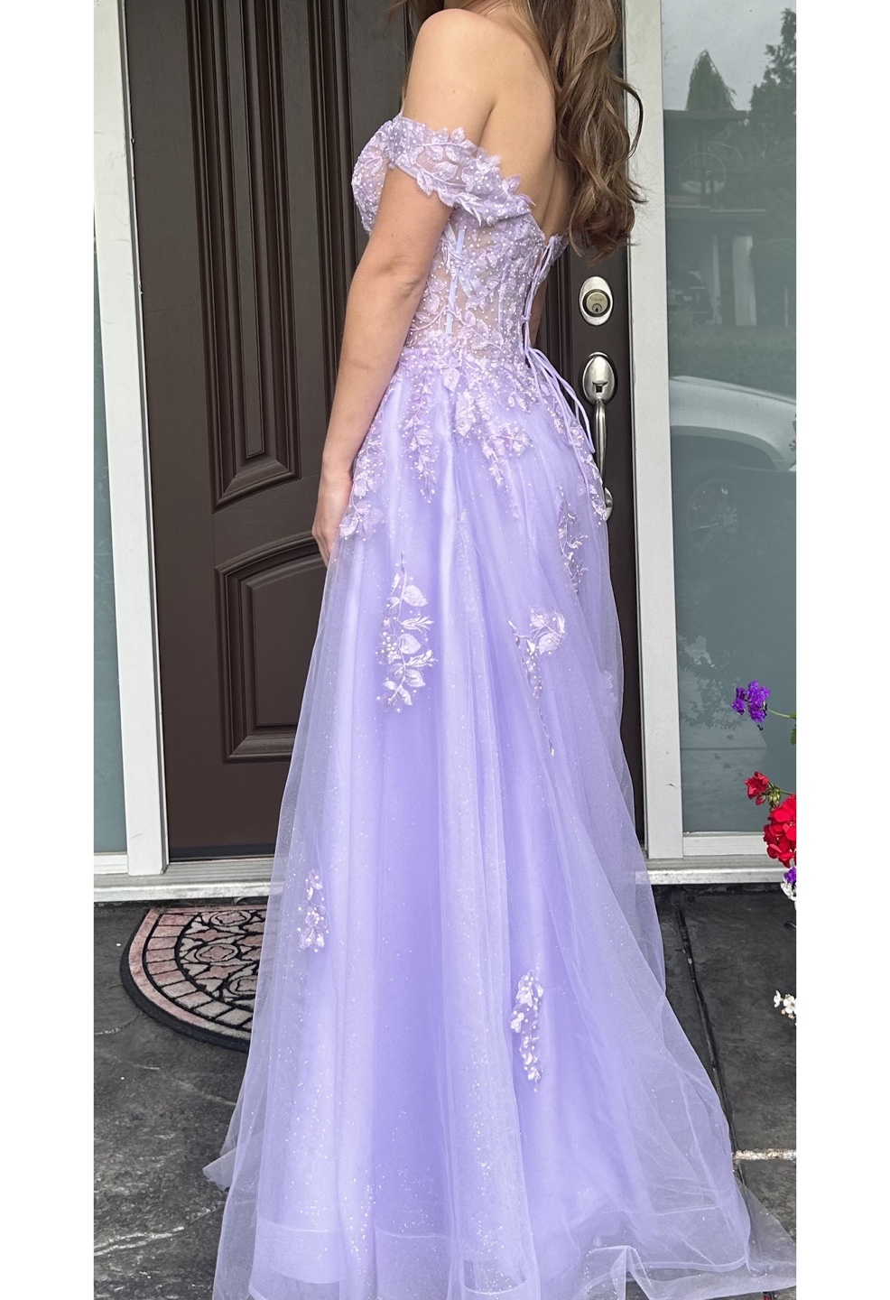 Lavender Prom Dress, Size 2 - photo 3