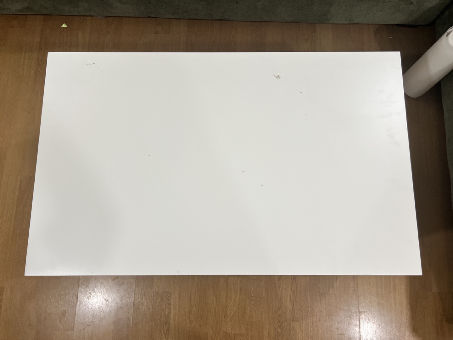 White Coffee Table with Shelf