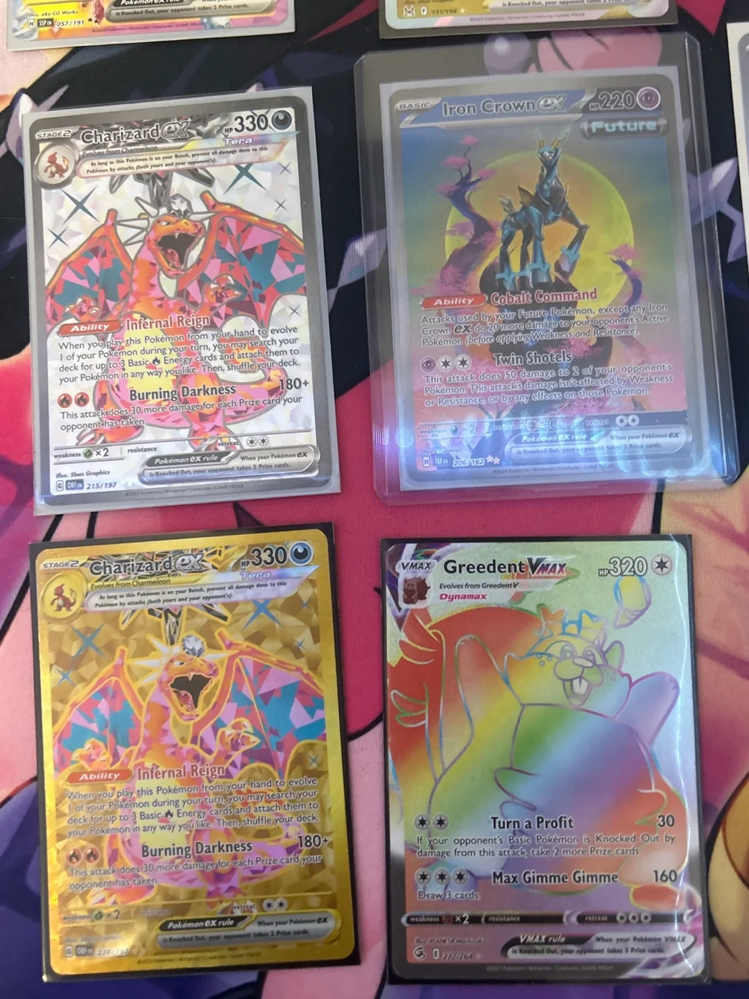 Pokémon Card Lot -  12 Cards Including Rare VMAX and VSTAR Cards image indicator(2)