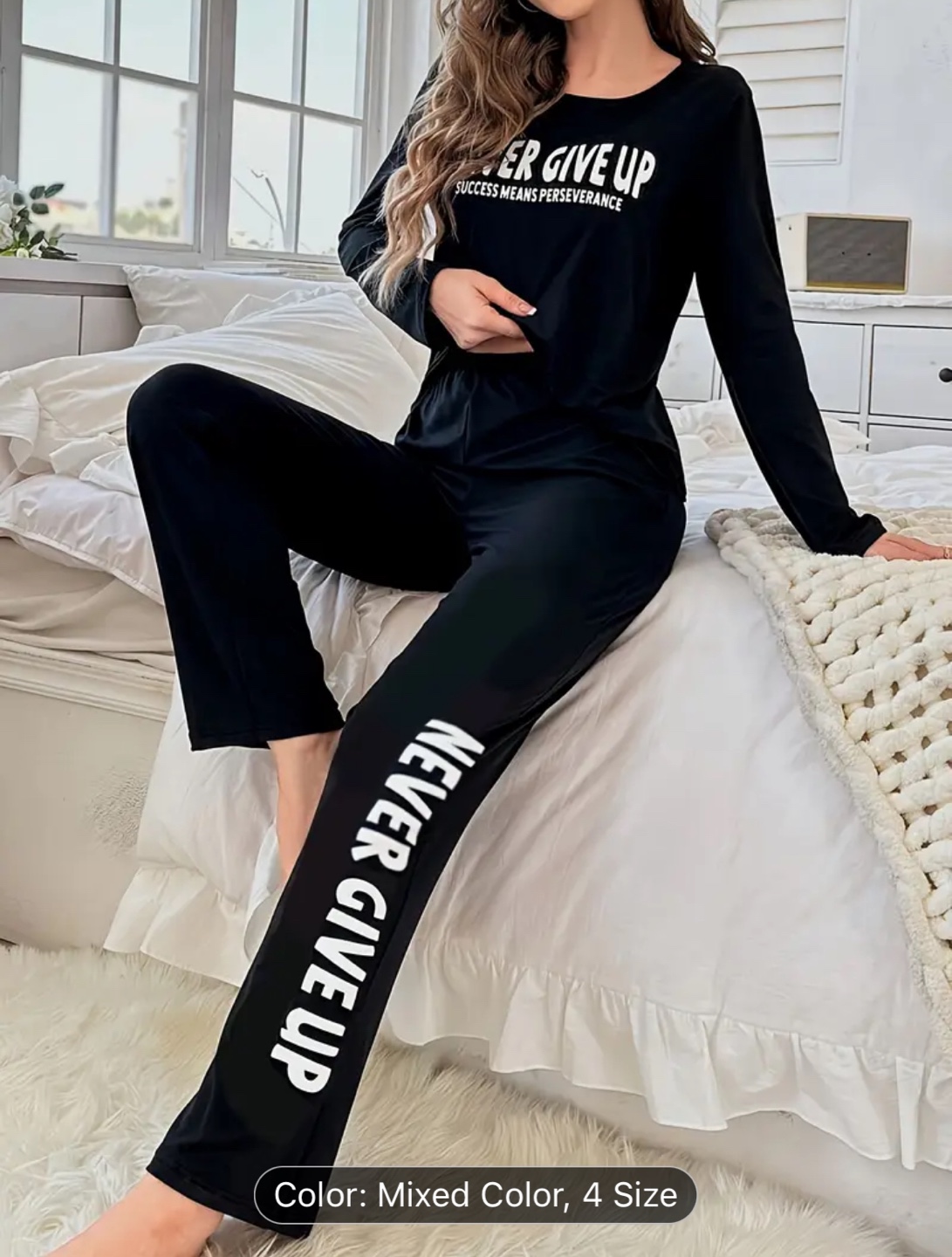 Women's Black pajama Set