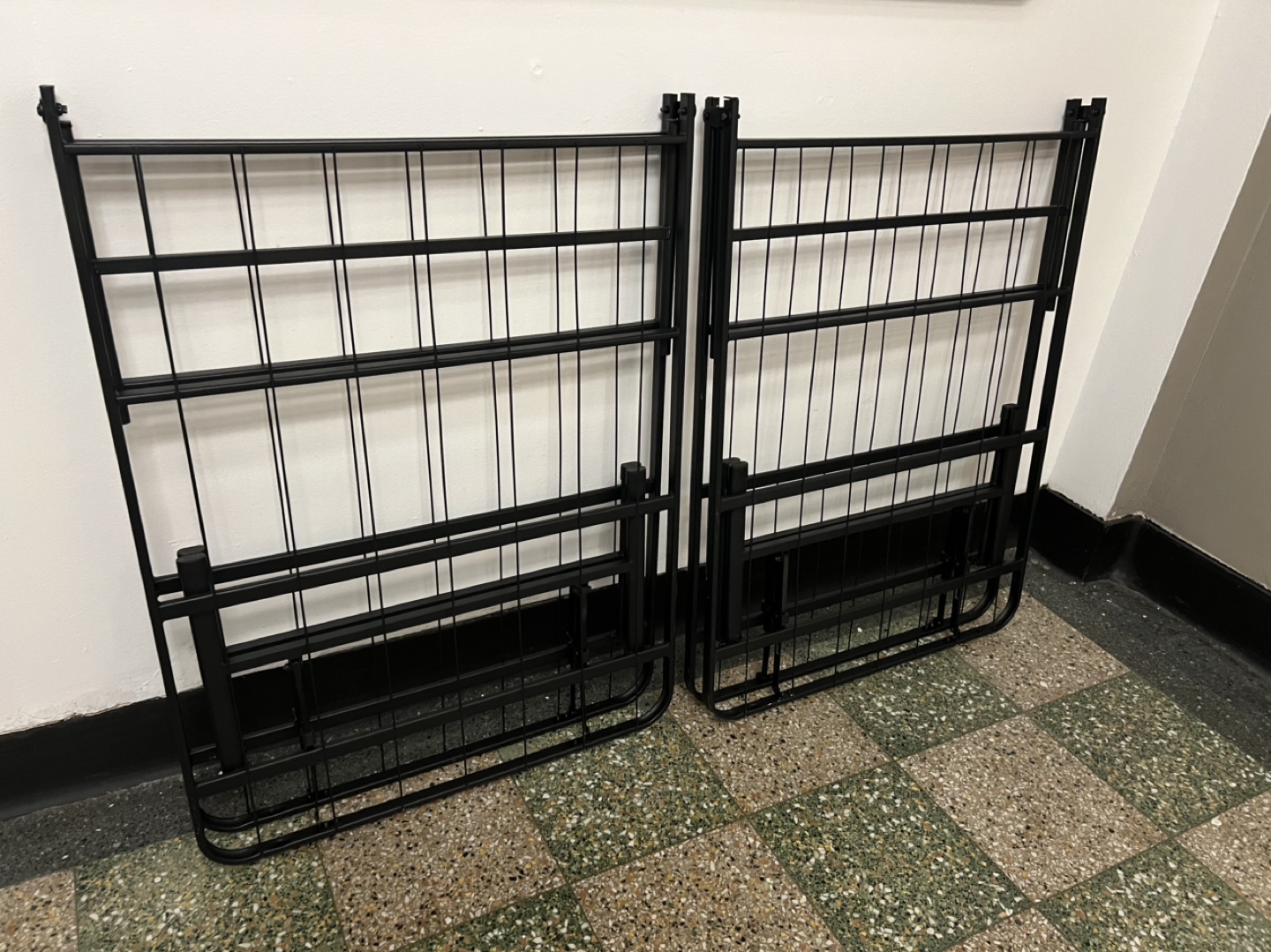 Black Metal Full-Size Bed Frame - photo 3