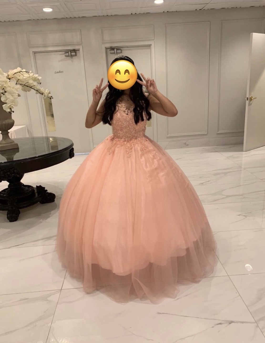 Peach Quinceañera Dress - photo 2