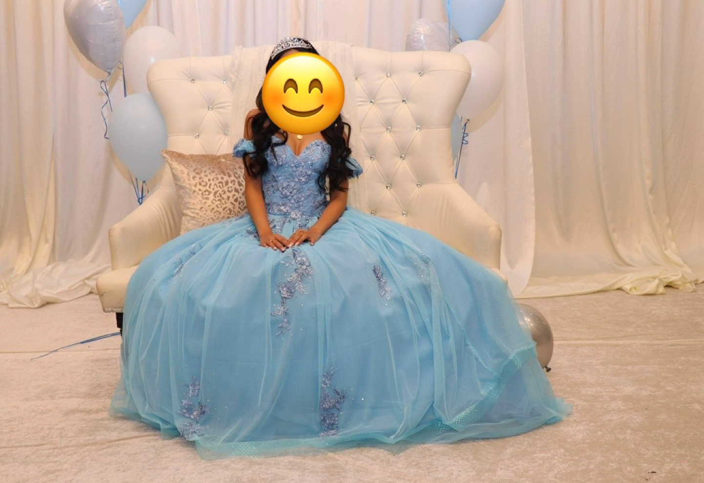 Stunning Light Blue Quinceañera Gown - photo 2