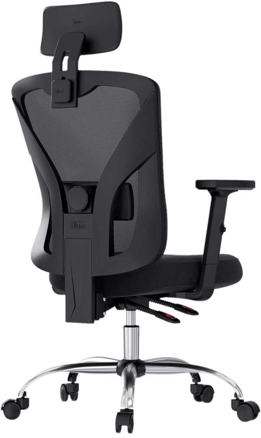 Ergonomic Office Chair - Adjustable Height Armrests and Recline