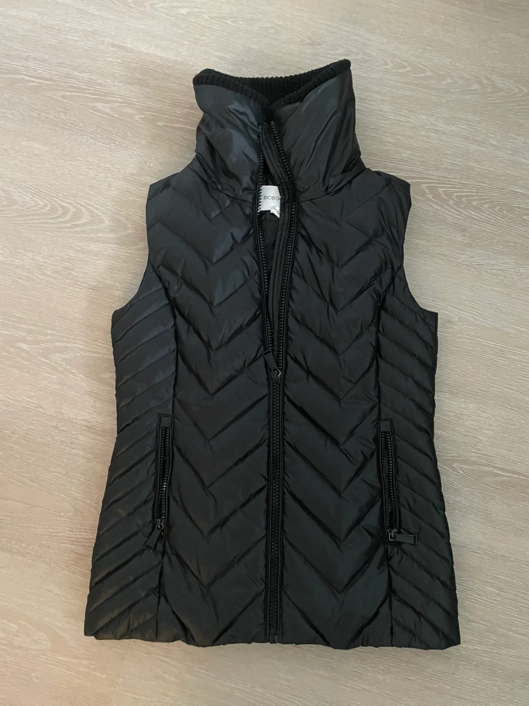 BCBG black women Vest thumbnail