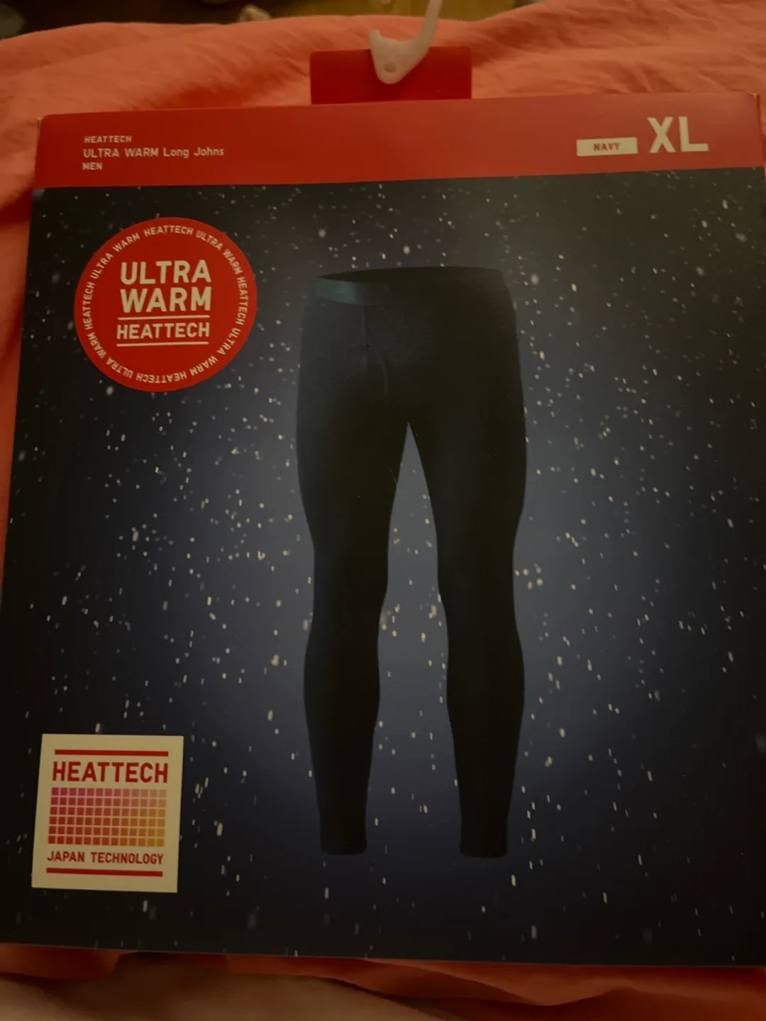 Men's Heattech Ultra Warm Long Johns - Size XL - Navy image indicator(3)