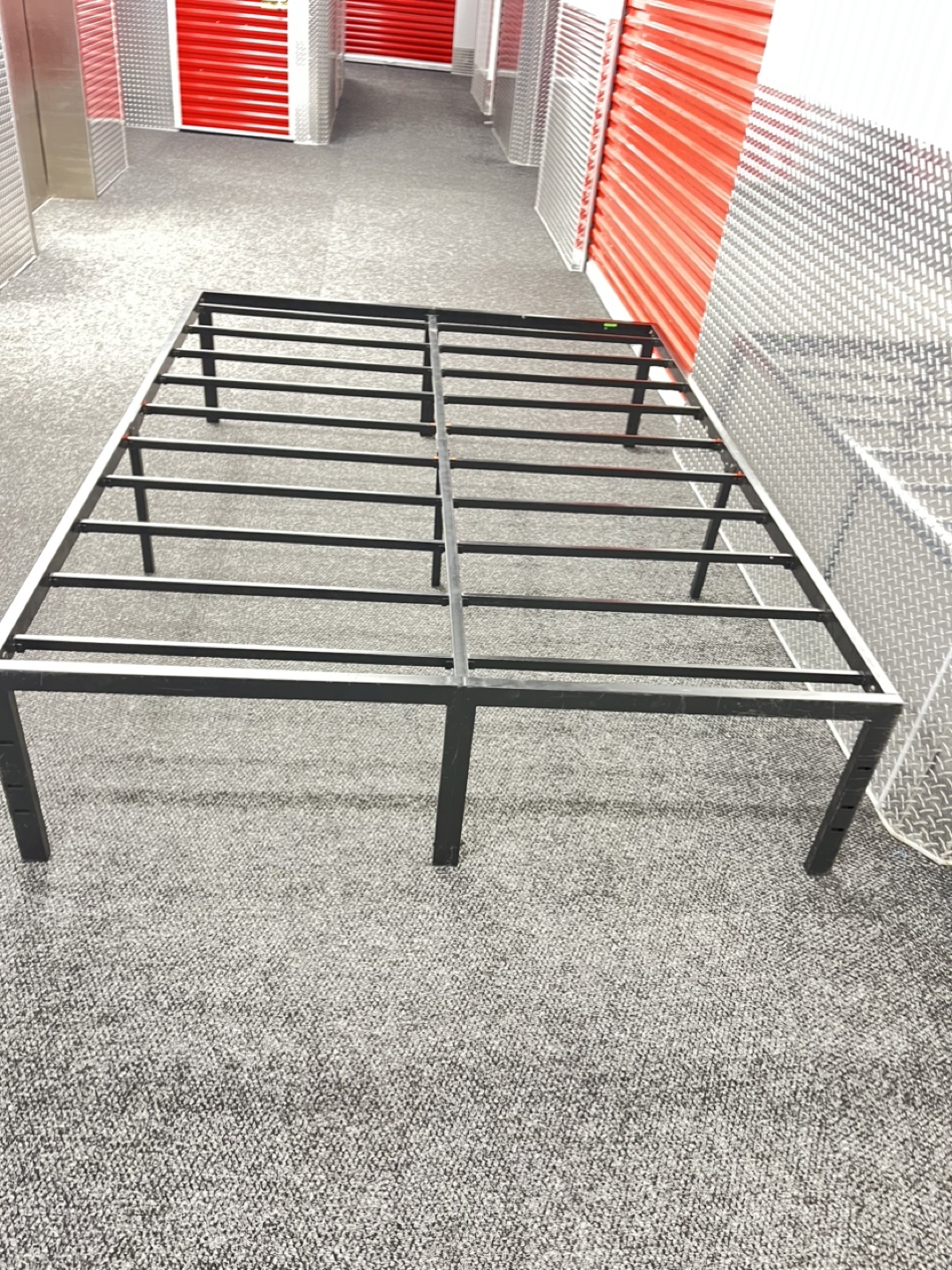 Queen  Mattress and Metal Frame