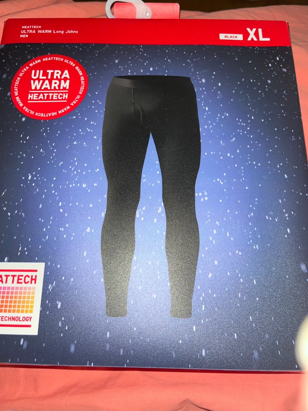 UNIQLO HEATTECH Ultra Warm Long Johns - Men's XL - Black image indicator(3)