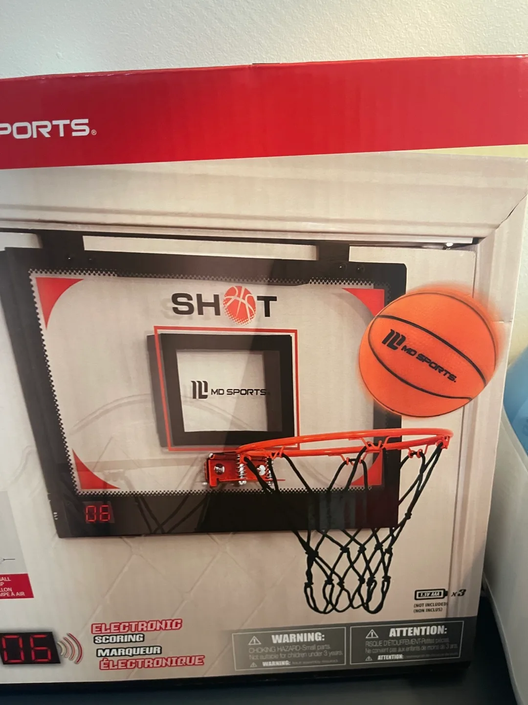 BNIB Sports Classic Over-the-Door Basketball Game image indicator(2)