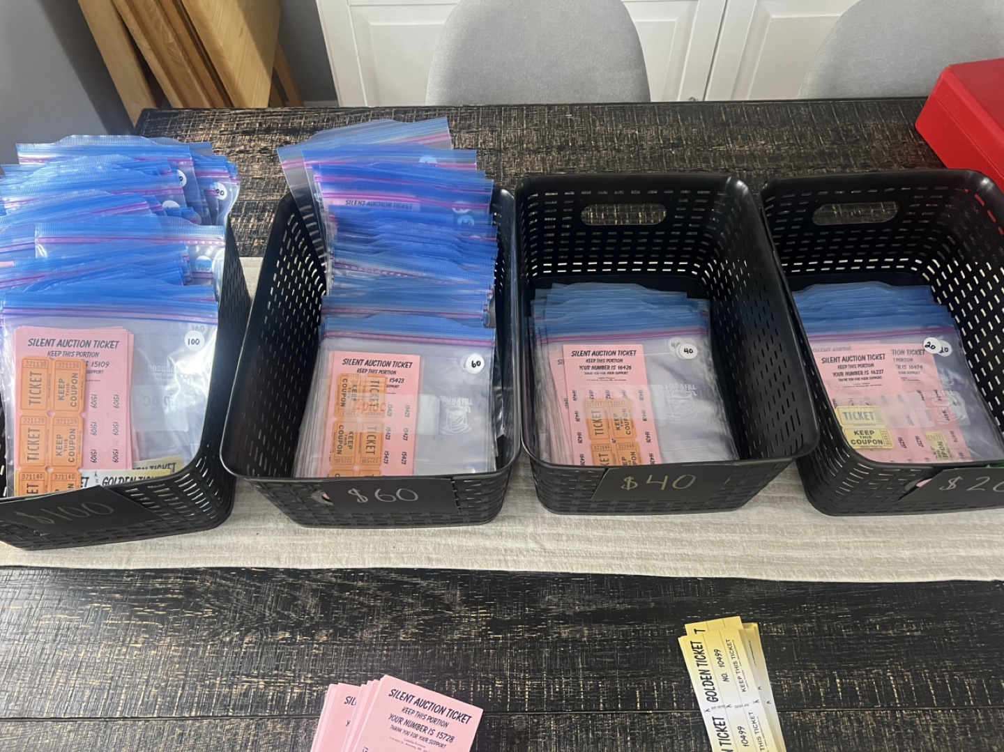 Silent Auction Tickets - Bulk Lot - photo 2