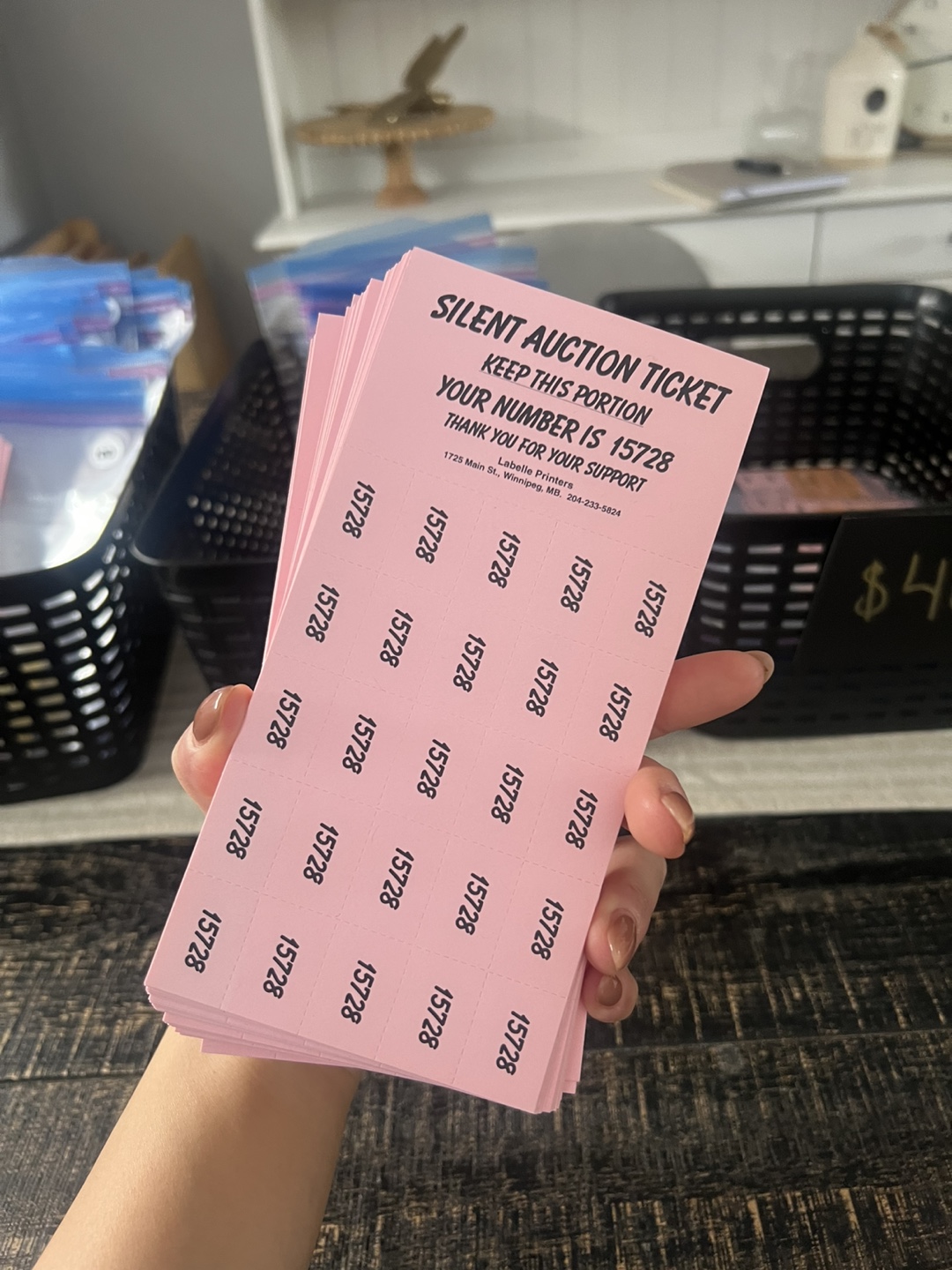 Silent Auction Tickets - Bulk Lot - photo 3