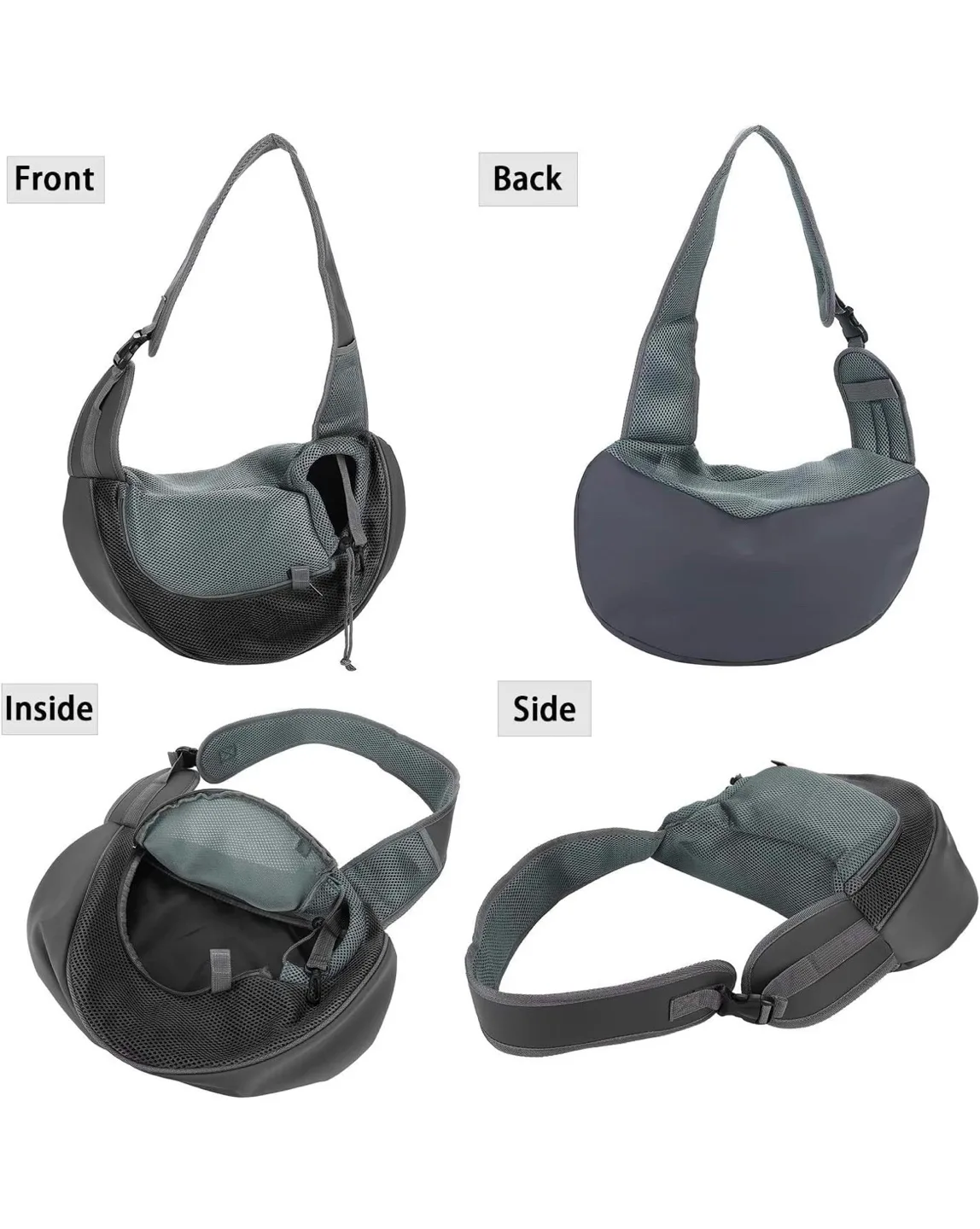 Pet Sling Carrier - Breathable Mesh Design image indicator(2)