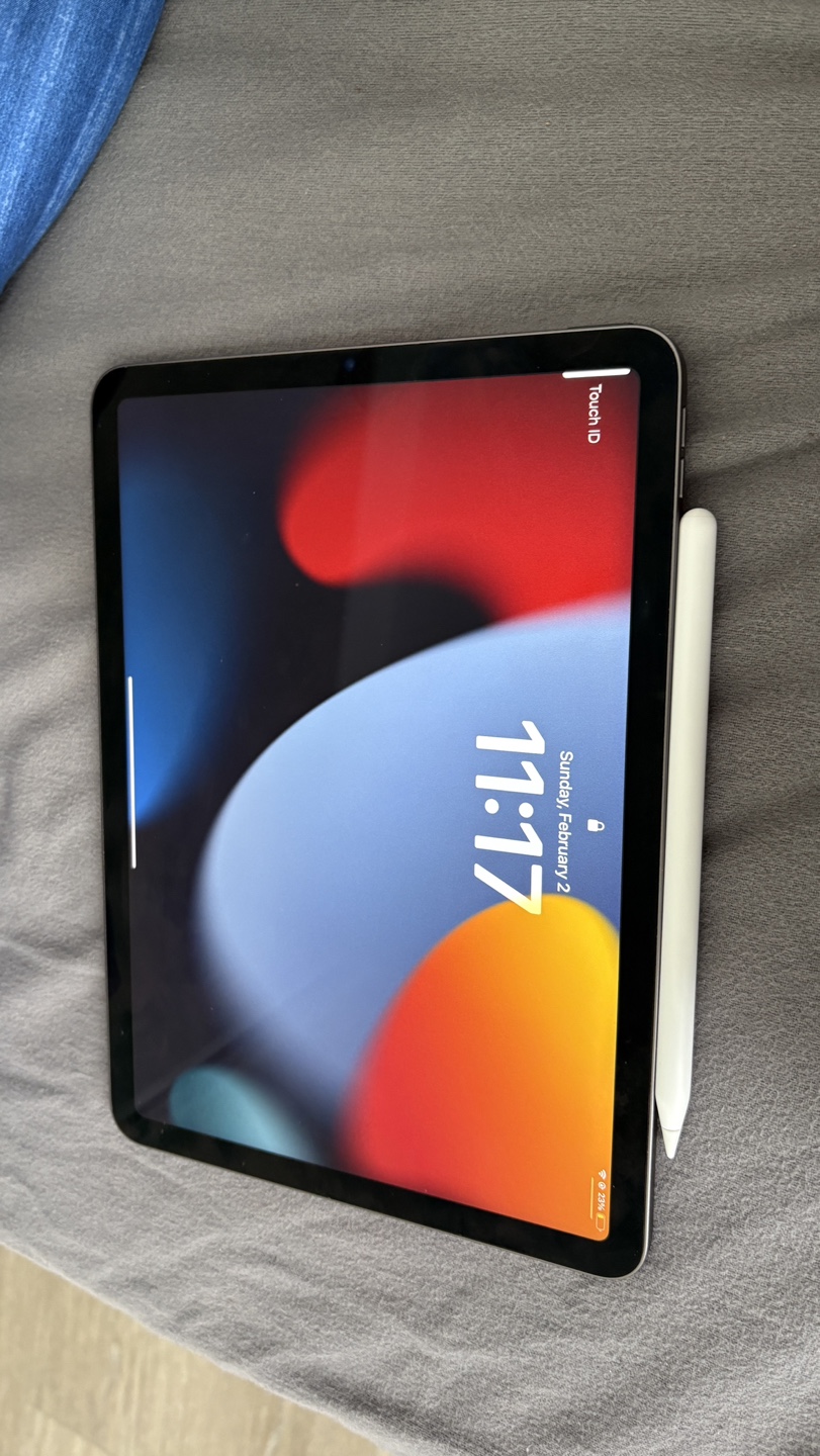 iPad Air 5th Generation with Apple Pencil and Keyboard Folio - photo 2