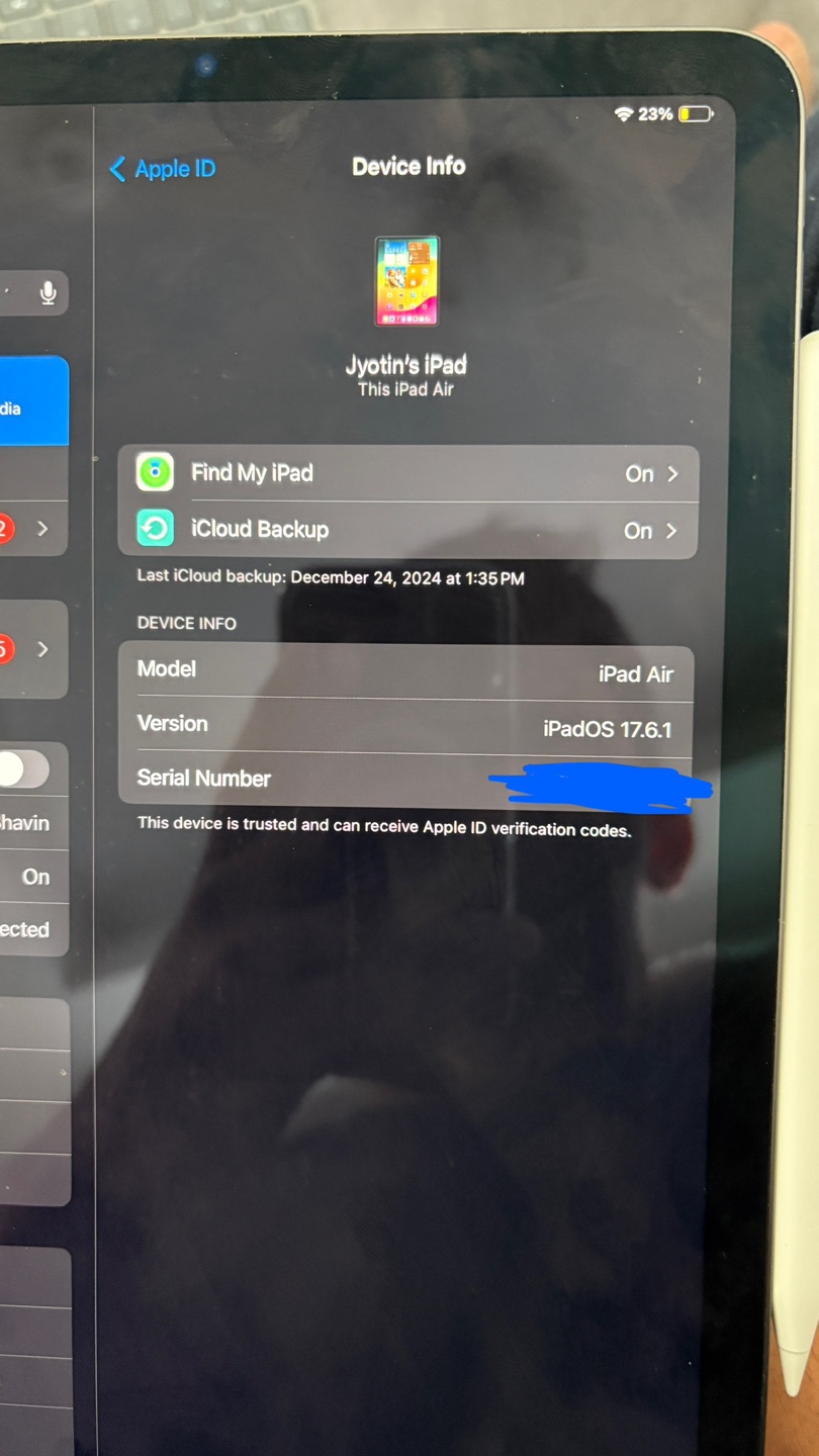 iPad Air 5th Generation with Apple Pencil and Keyboard Folio