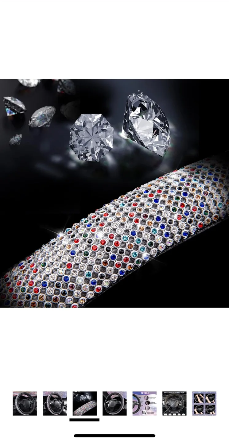 Bling Steering Wheel Cover image indicator(3)
