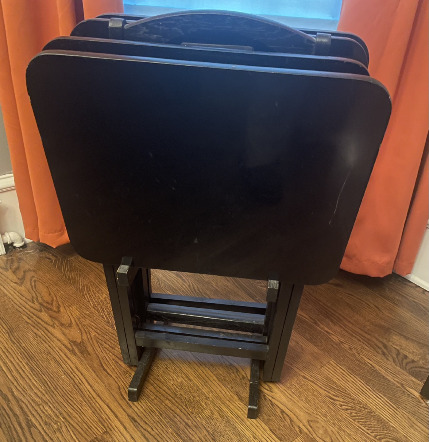 Black 4 Tray Set