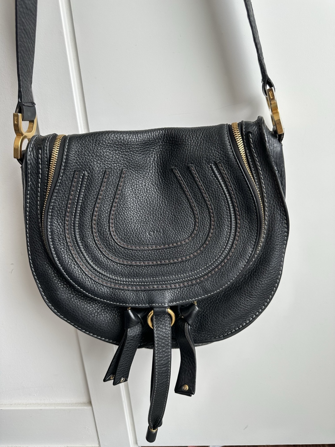Chloé Black Leather Crossbody Bag - photo 2