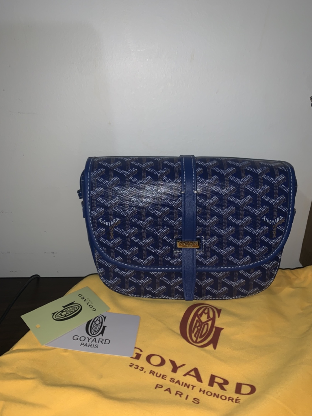 Goyard Blue Crossbody Bag
