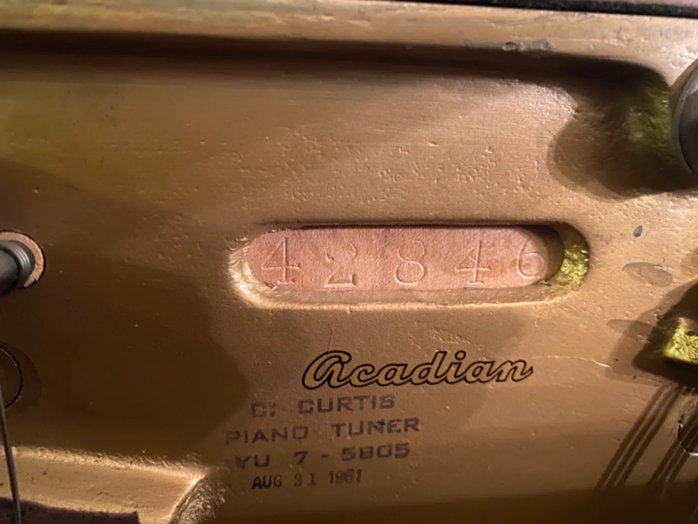 Vintage Willis Montreal Upright Piano image indicator(4)