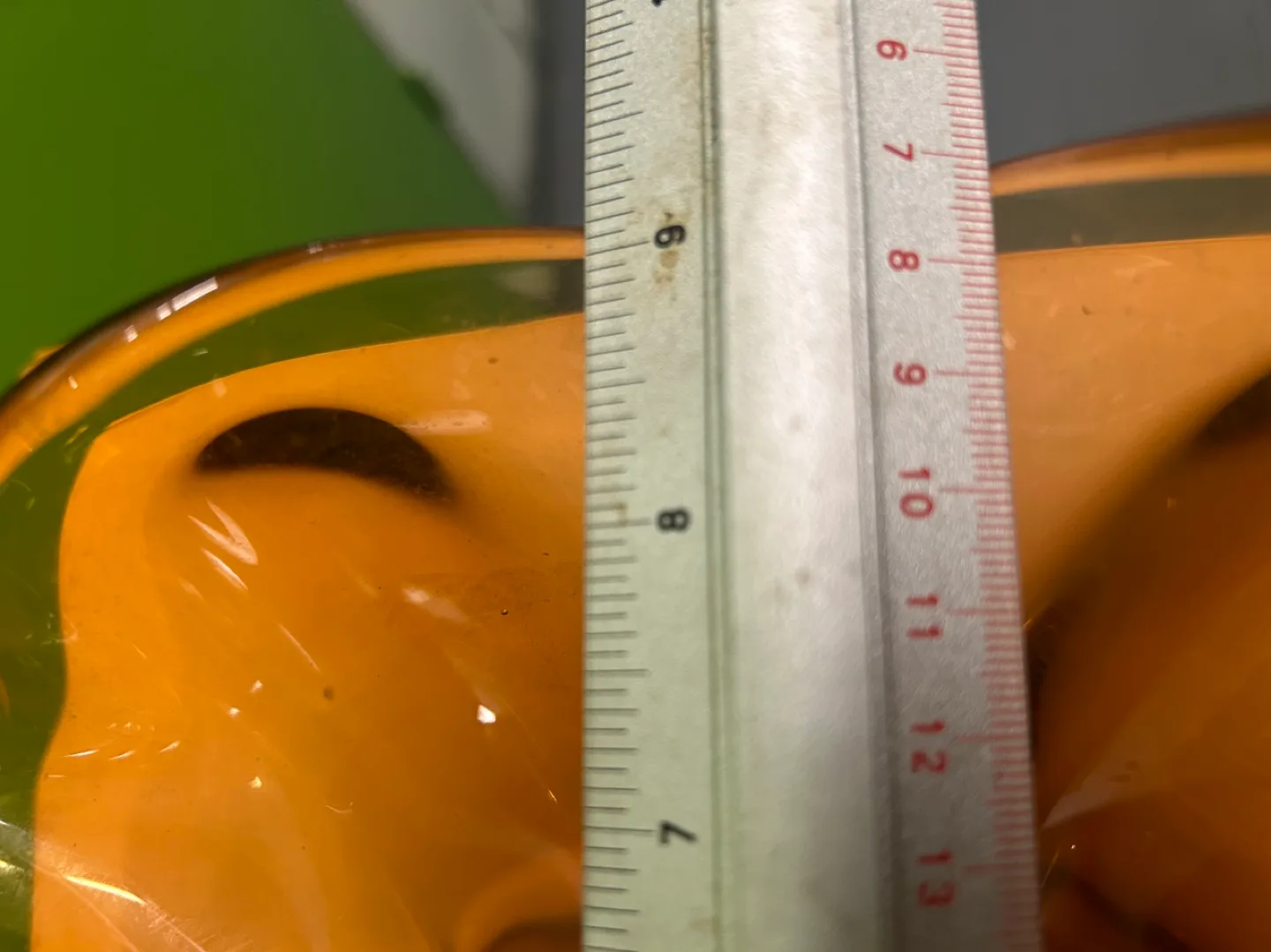 VIKING GLASS AMBER COLORED PEDESTAL TABLE BOWL image indicator(6)