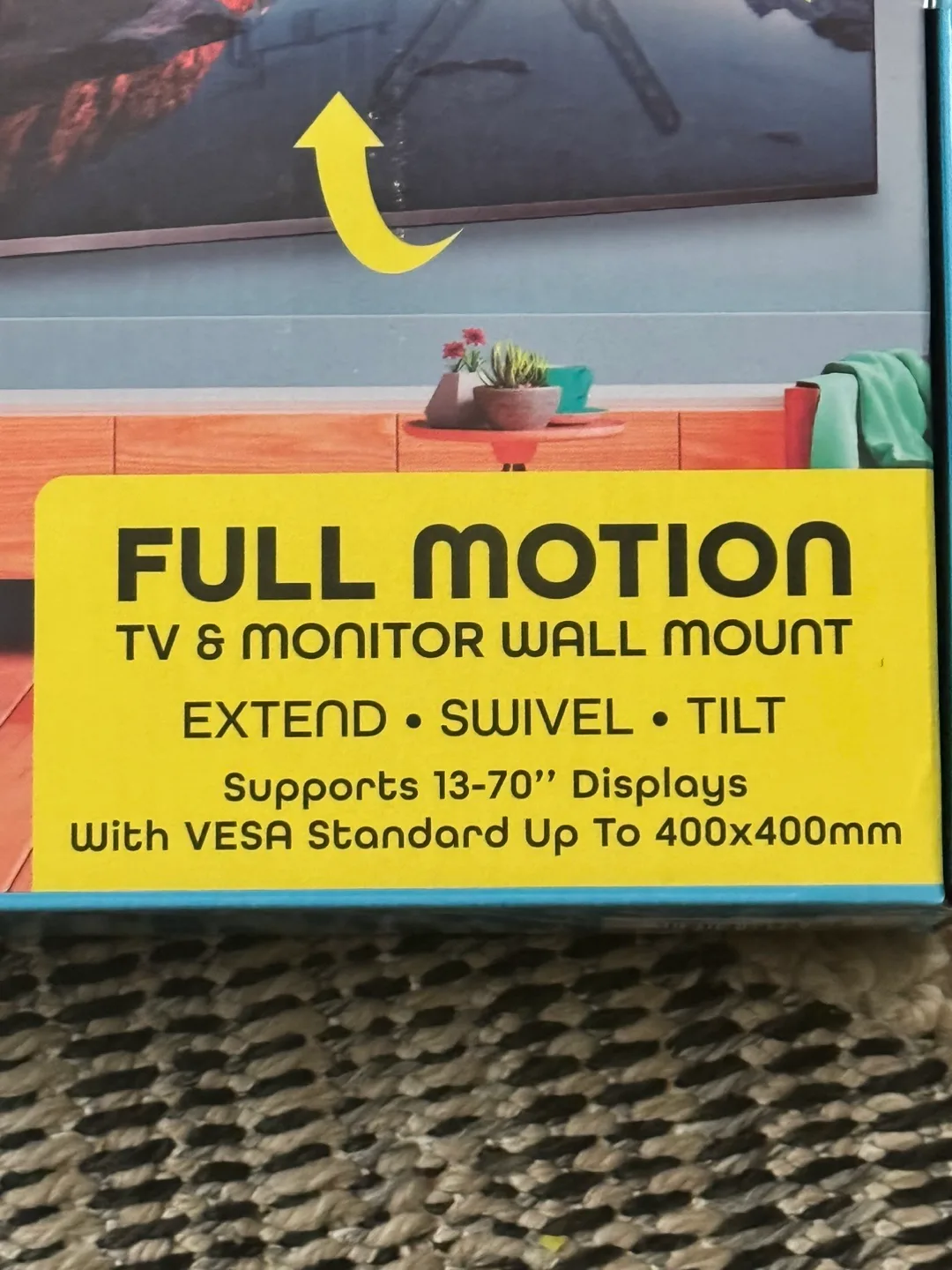 FULL MOTION SWIVEL TILT & EXTEND SMART TV MOUNT FOR ALL TV SIZES image indicator(3)