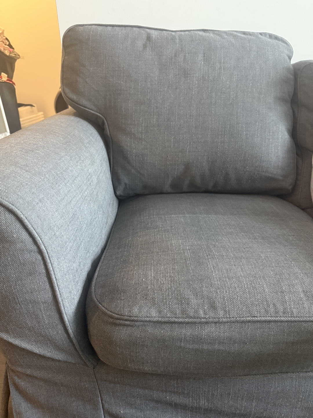 IKEA 3 Seat Sofa  - Dark Grey - photo 3