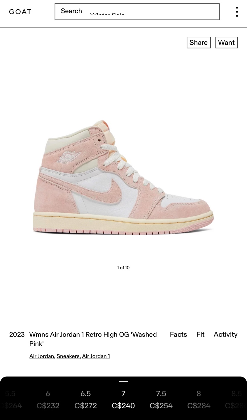 💘 Women's Air Jordan 1 Retro High OG - photo 3