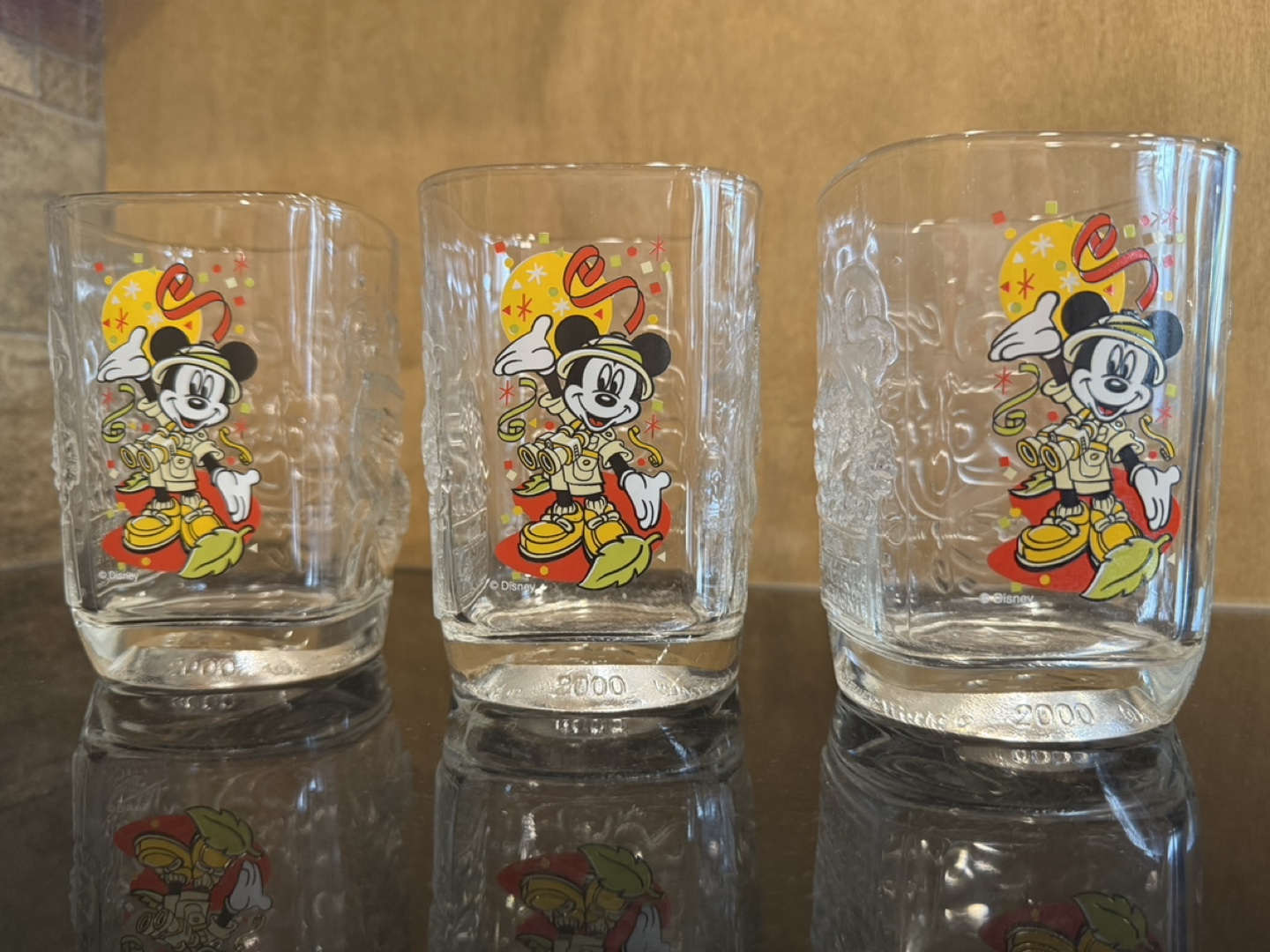 12 Vintage McDonald's Disney Millennium Celebration Glasses - photo 4