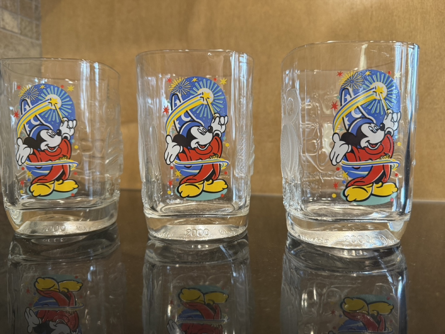 12 Vintage McDonald's Disney Millennium Celebration Glasses - photo 5
