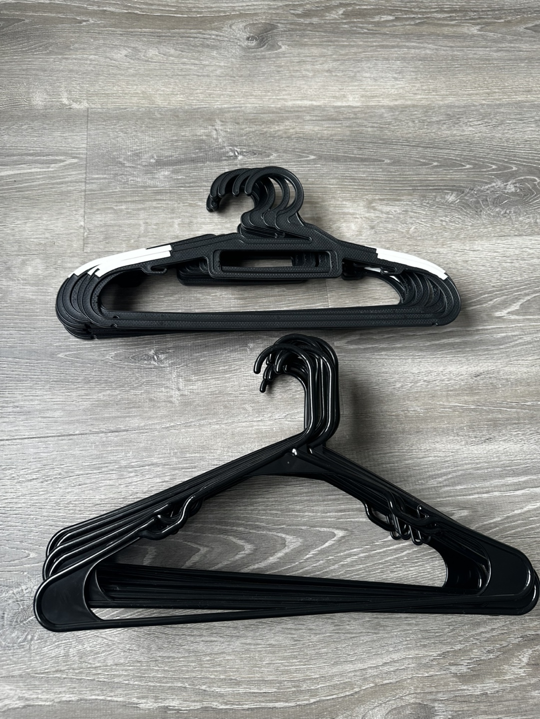 Bulk Black Plastic Hangers (30ea)