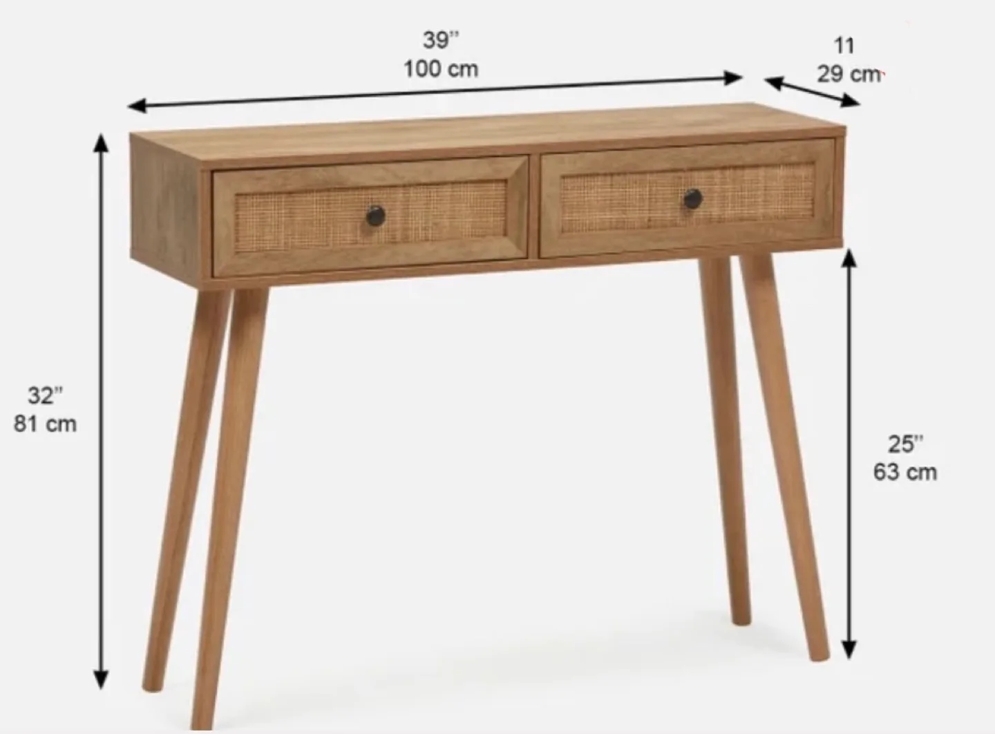 Mid-Century Modern Console Table image indicator(4)
