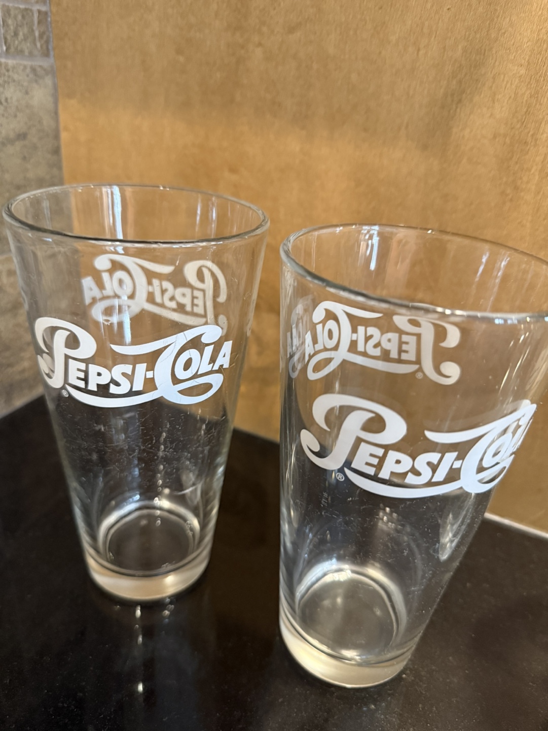 Set of Four Vintage Pepsi-Cola Glasses - photo 3