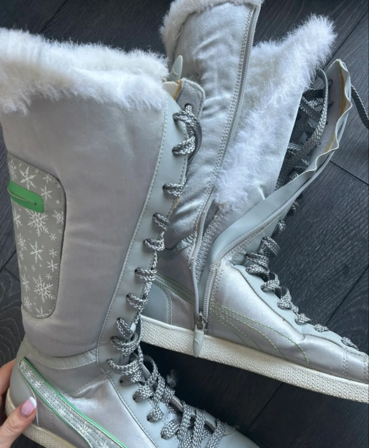 Puma Women's High-Top Winter Boots - Size 8 image indicator(2)