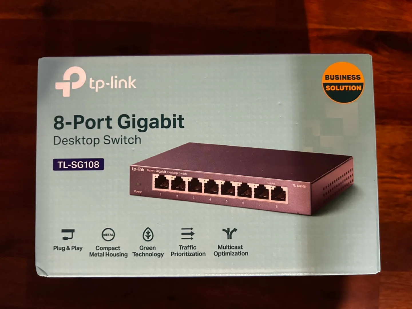 TP-Link 8-Port Gigabit Desktop Switch TL-SG108 - Brand New thumbnail