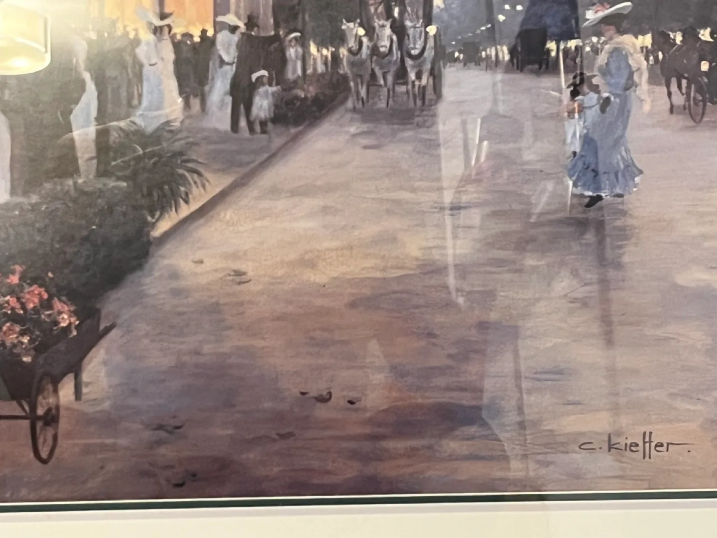 Cafe Madeleine Oil Painting by Christa Kieffer image indicator(3)