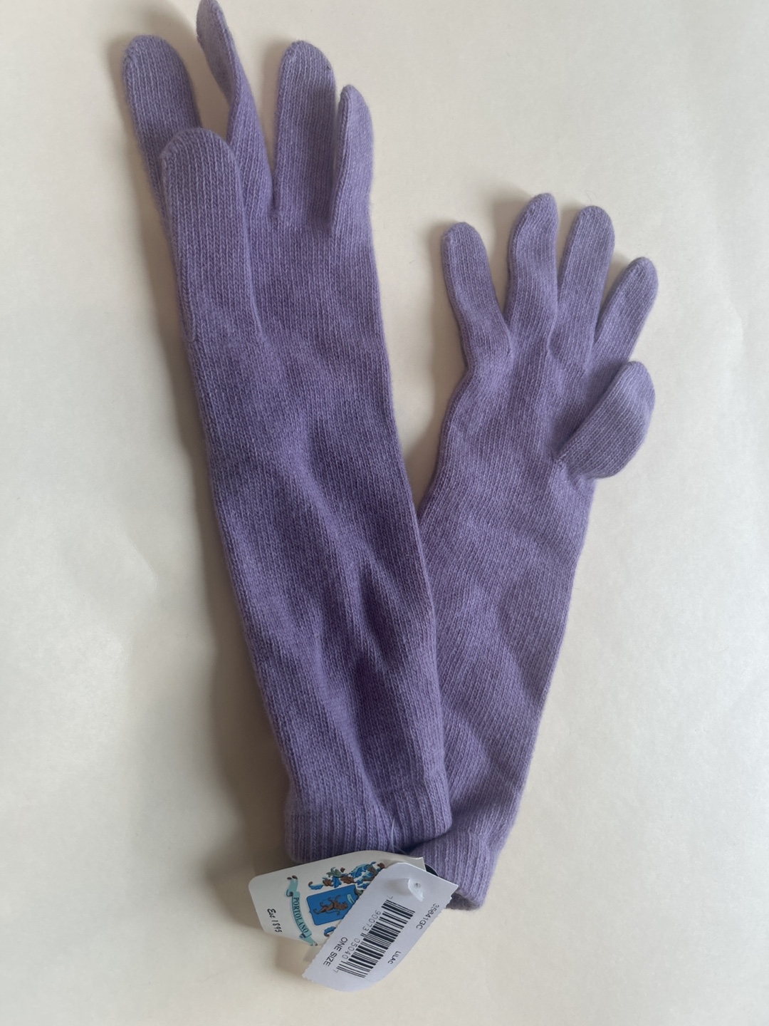 Portolono Lilac Cashmere Gloves - One Size