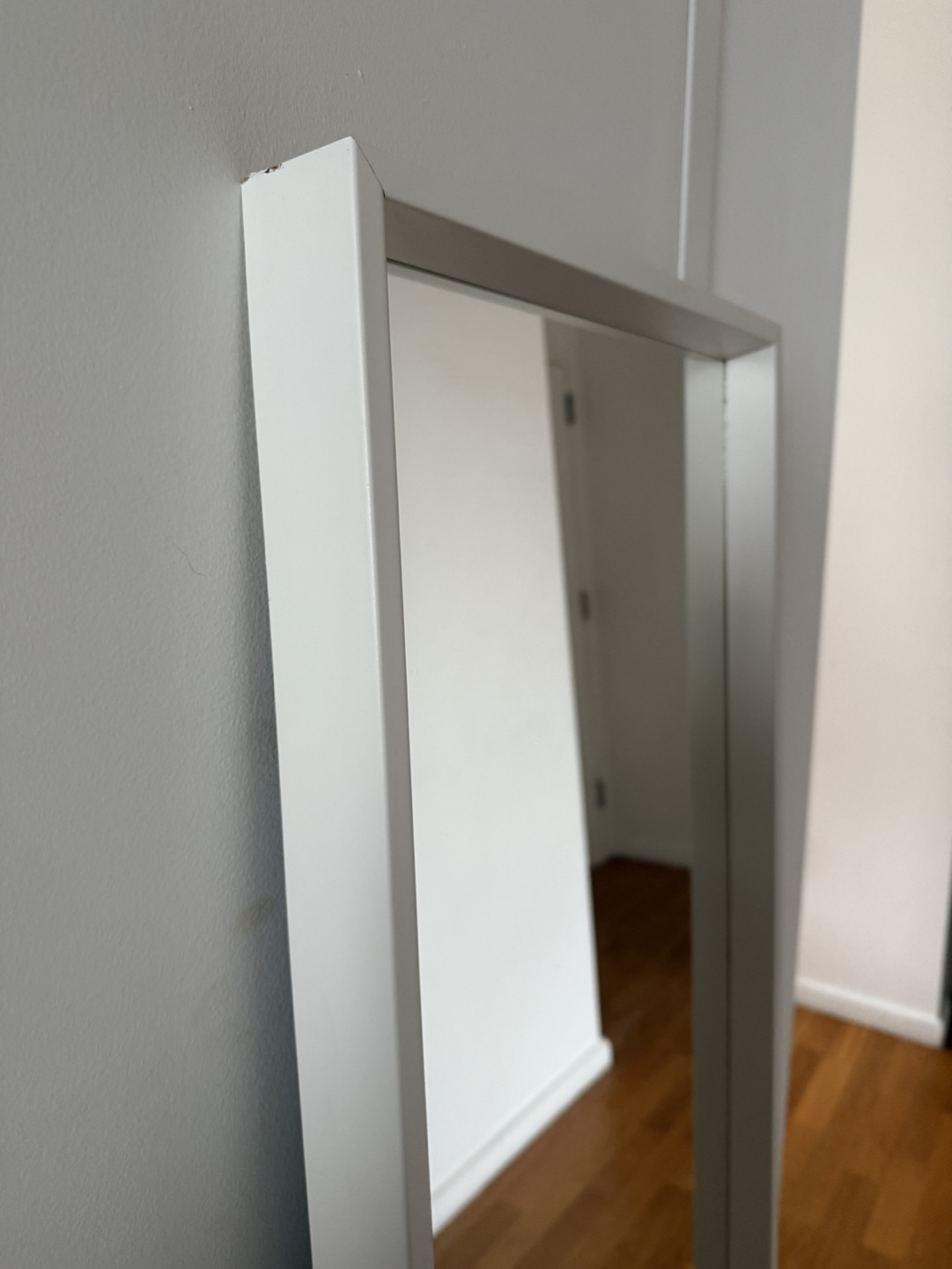 Full Length White Mirror - photo 2