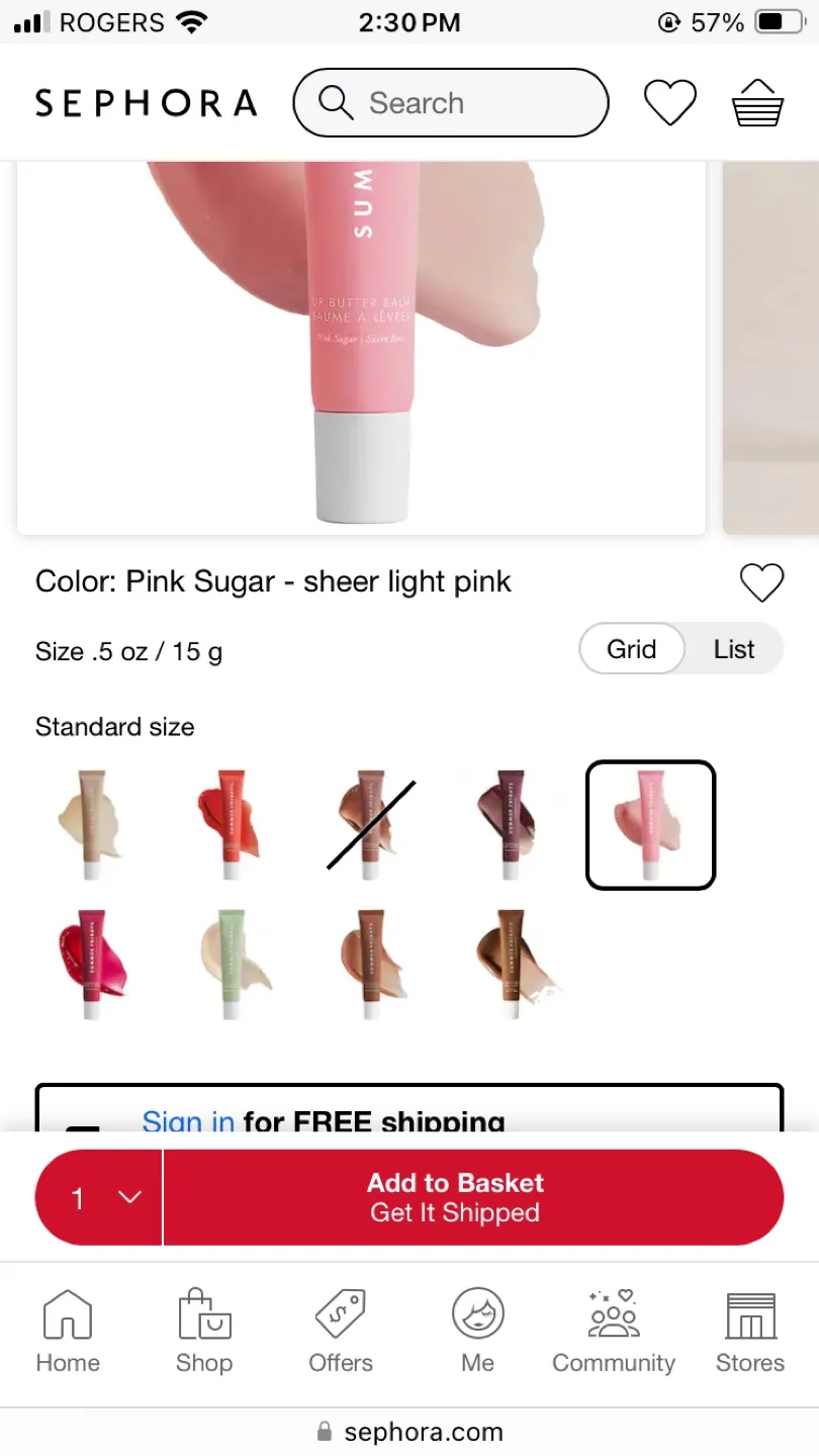 Summer Fridays Mini Lip Butter Balm - Pink Sugar image indicator(5)