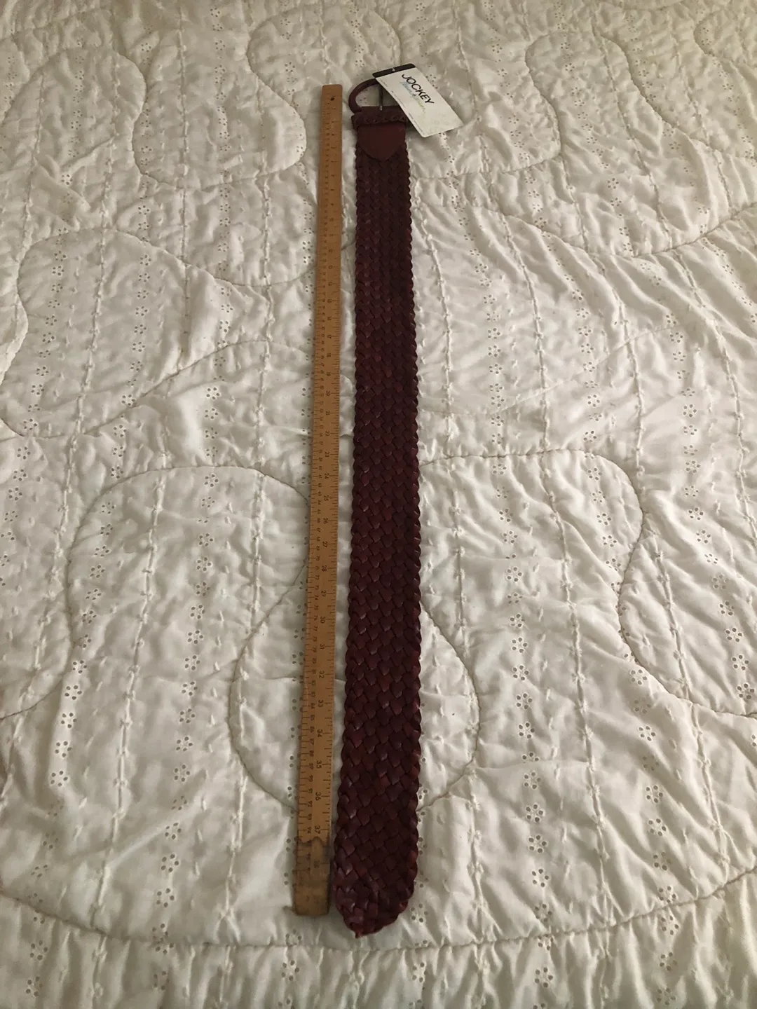 Jockey Brand Premium Leather Belt - Size Small/Medium image indicator(2)