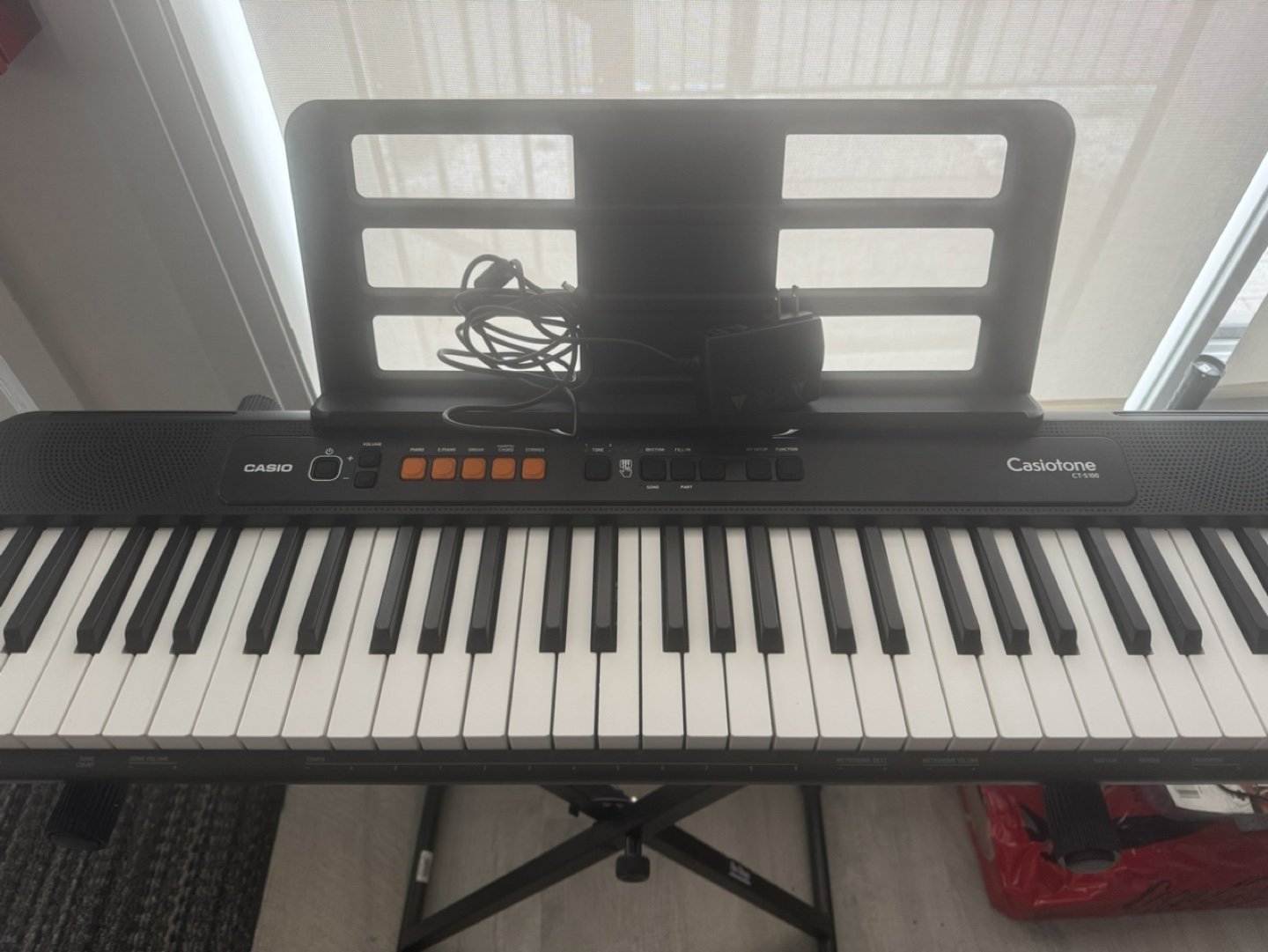 Casio Casiotone CT-S100 Keyboard with Stand