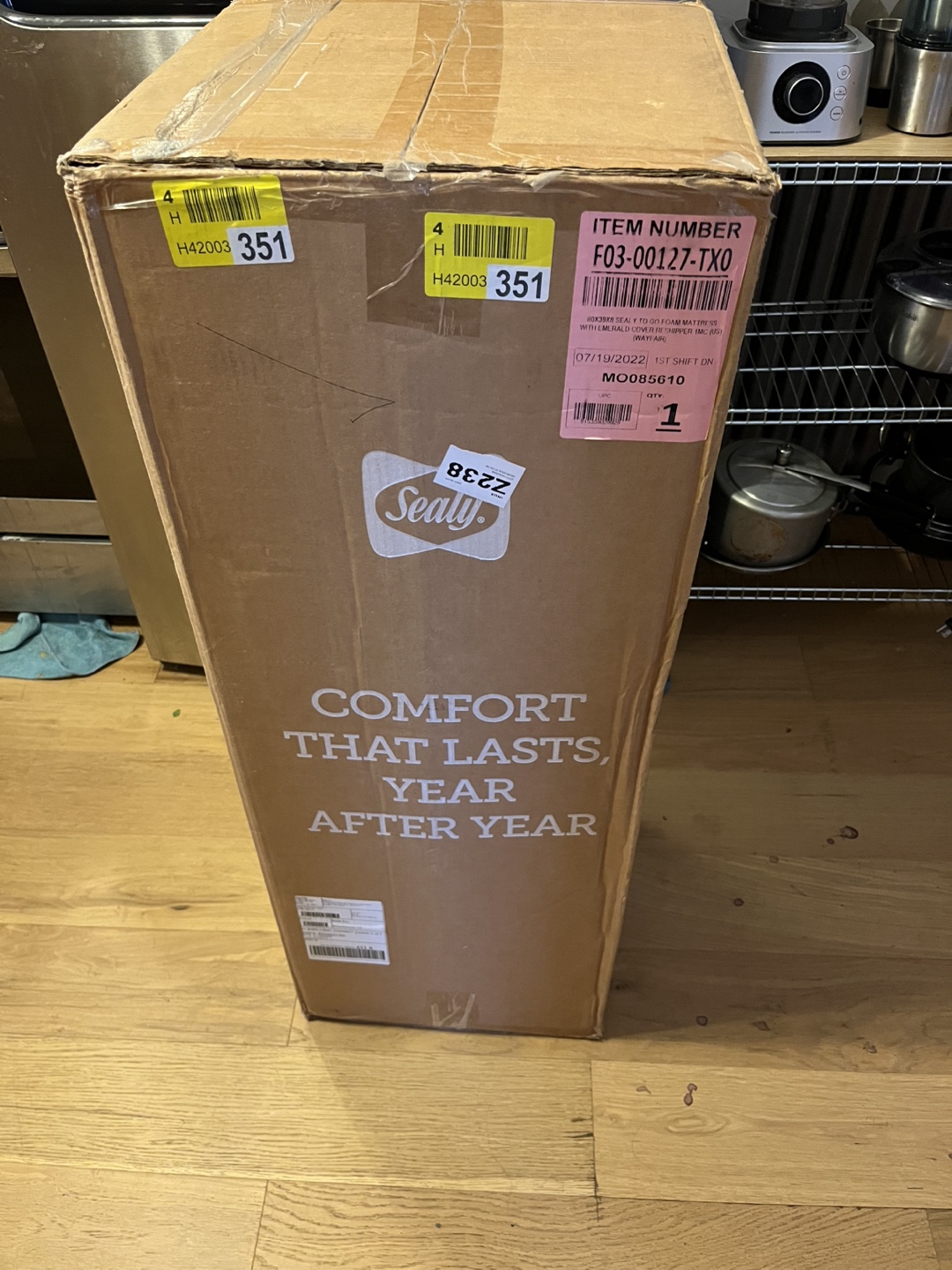 Sealy Twin XL Mattress in Box with FREE BEDSHEET! - photo 2