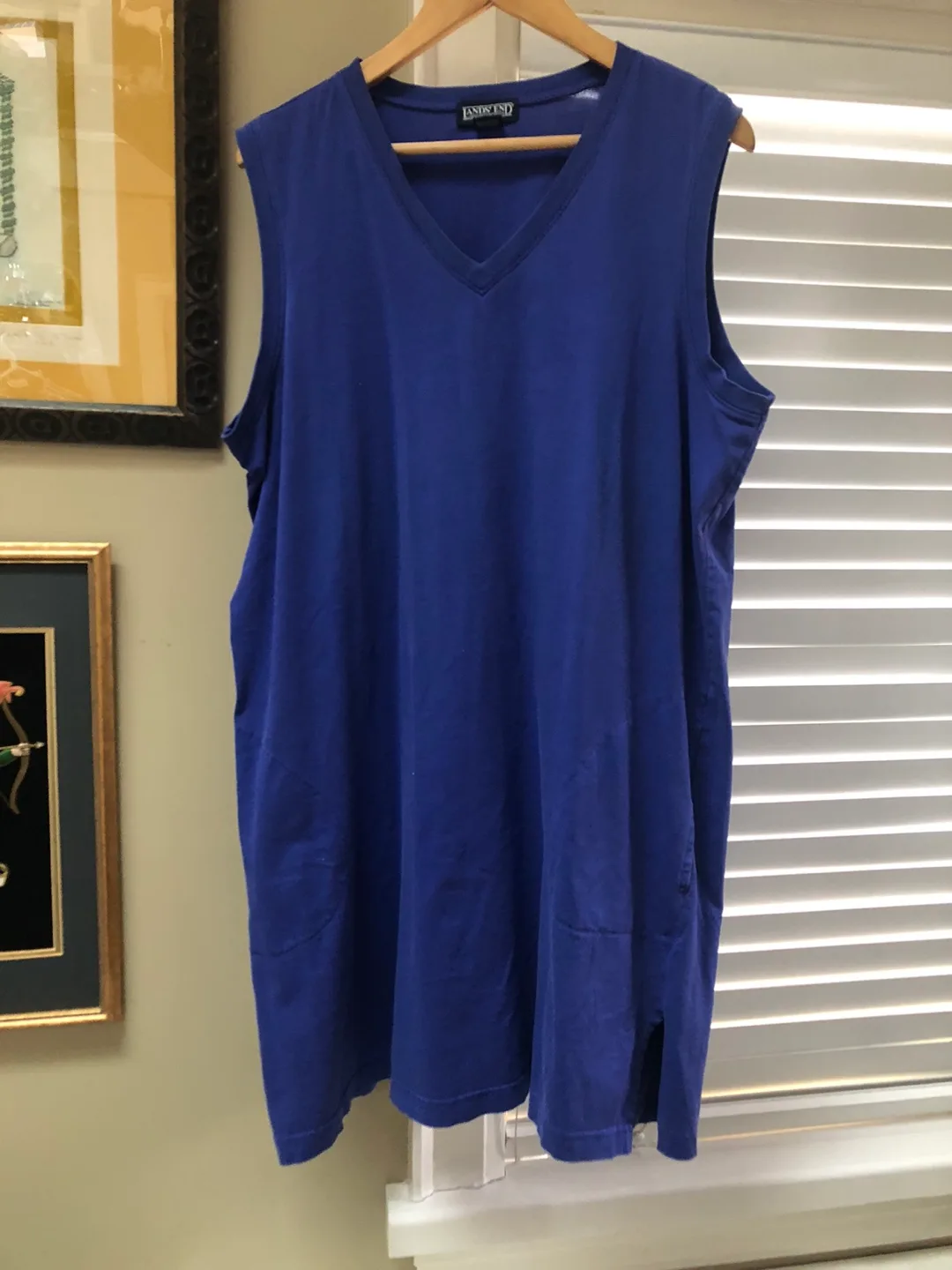 3 X Lands' End sleeveless dress with pockets image indicator(6)