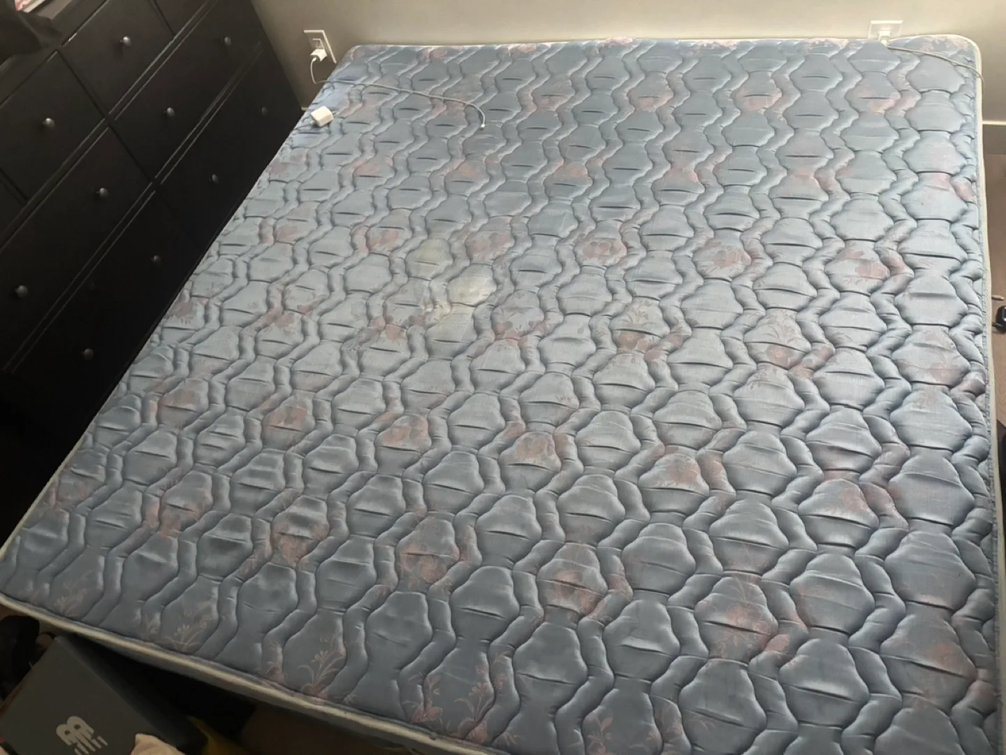 King sized mattress with box spring