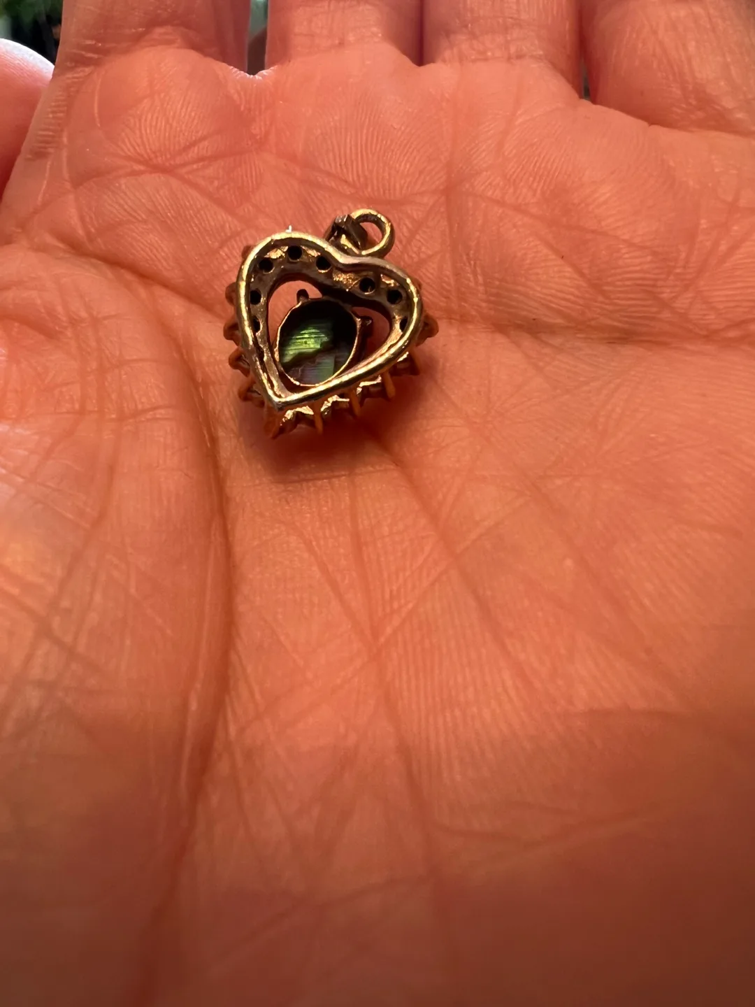 Paua Shell Heart Pendant image indicator(4)